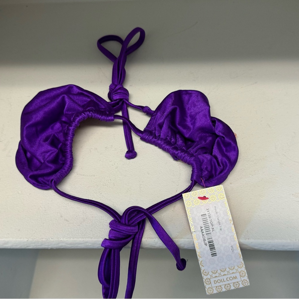 New Doll triangle bikini top XL